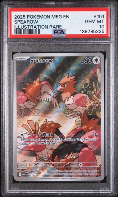 PSA 10 - Mega Evolution - Spearow