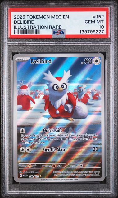 PSA 10 - Mega Evolution - Delibird