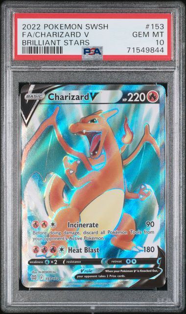 PSA 10 - Brilliant Stars - Charizard V