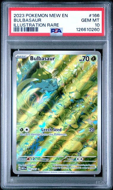 PSA 10 - Pokemon 151 - Bulbasaur