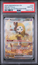 PSA 10 -  Black Bolt - Meloetta EX