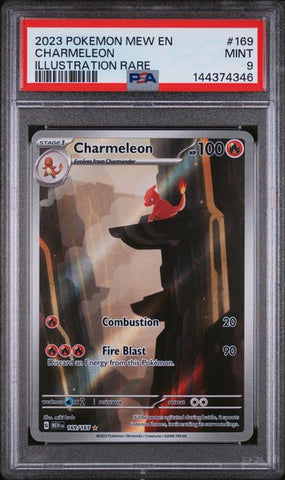PSA 9 - Pokemon 151 - Charmeleon #169