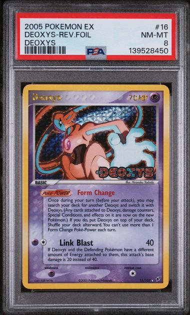 PSA 8 - Deoxys - Deoxys Reverse Holo