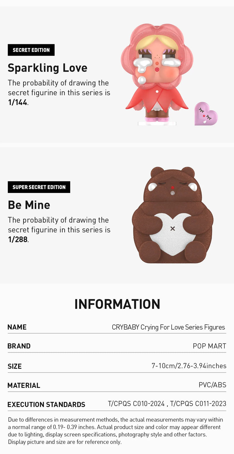 CRYBABY Crying For Love Series Figures