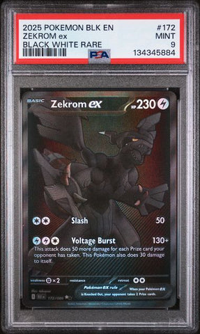 PSA 9 - Black Bolt - Zekrom EX #172