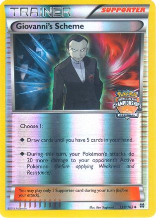 Giovanni's Scheme (138/162) (Championship Promo) [XY: BREAKthrough]