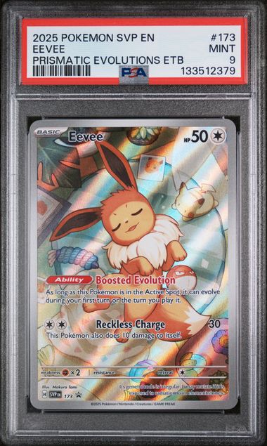 PSA 9 - Prismatic Evolutions ETB - Eevee