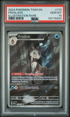 PSA 10 - Twilight Masquerade - Froslass #174