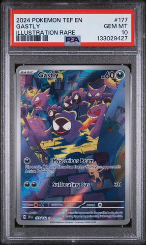 PSA 10 - Temporal Forces - Gastly - #177