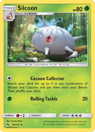 Silcoon (25/214) [Sun & Moon: Lost Thunder]