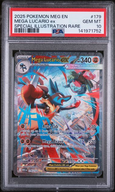 PSA 10 - Mega Evolutions - Mega Lucario EX
