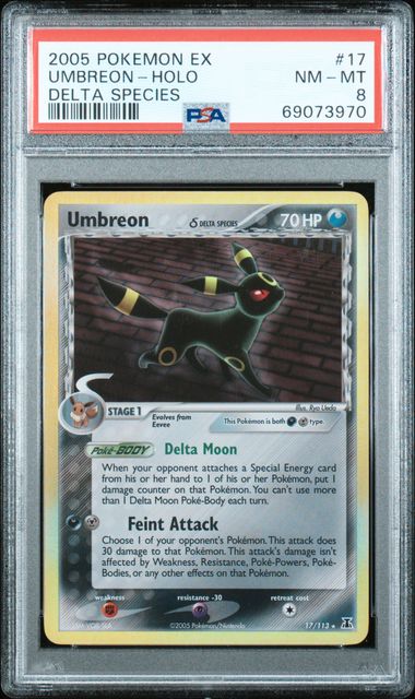PSA 8 - Delta Species - Umbreon Holo