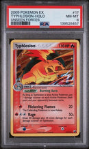 PSA 8 - Unseen Forces - Typhlosion Holo