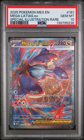 PSA 10 - Mega Evolutions - Mega Latias EX #181