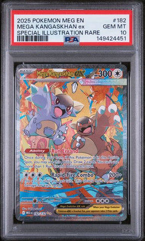 PSA 10 - Mega Evolutions - Mega Kangaskhan EX #182