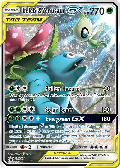 Celebi & Venusaur GX - (SM167) - SM Promos - (Promo)