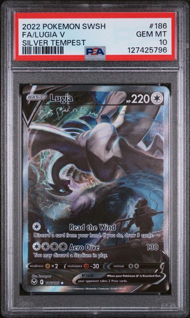 PSA 10 - Silver Tempest - Lugia V