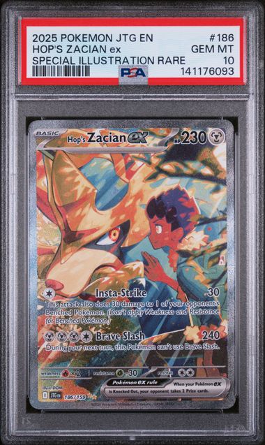 PSA 10 - Journey Together  - Hop's Zacian Ex