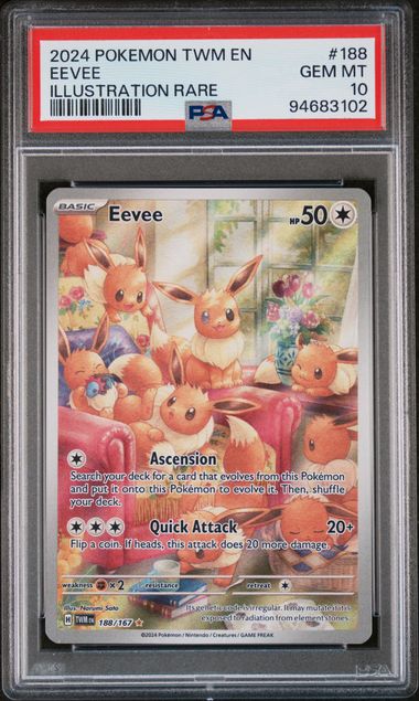PSA 10 - Twilight Masquerade - Eevee