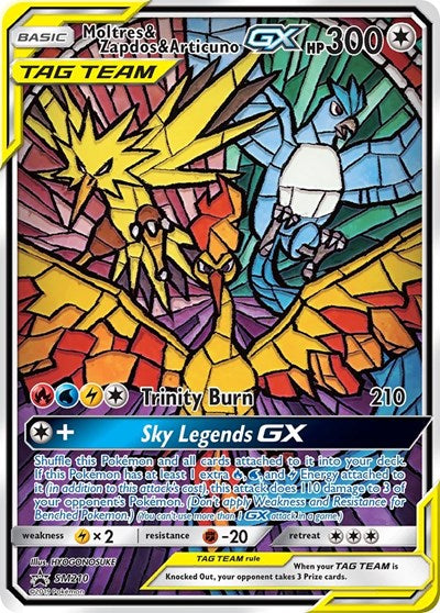 Moltres & Zapdos & Articuno GX - (SM210) - SM Promos - (Promo)