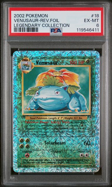 PSA 6 - Legendary Collection - Venusaur Reverse Holo