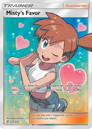 Misty's Favor (235/236) [Sun & Moon: Unified Minds]