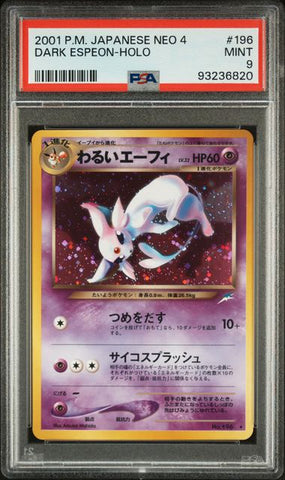 PSA 9 - Neo Destiny - Dark Espeon - Holo #196