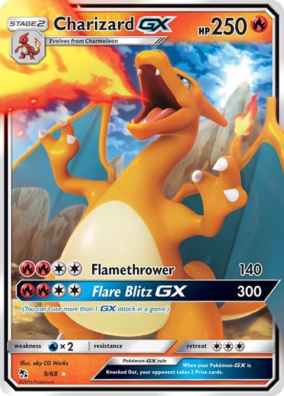 Charizard GX - (9/68) - Hidden Fates - (Ultra Rare)