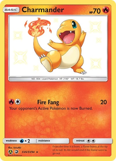 Charmander - (SV6/SV94) - Hidden Fates: Shiny Vault - (Shiny Holo Rare)