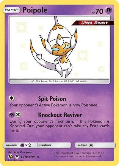 Poipole - (SV19/SV94) - Hidden Fates: Shiny Vault - (Shiny Holo Rare)