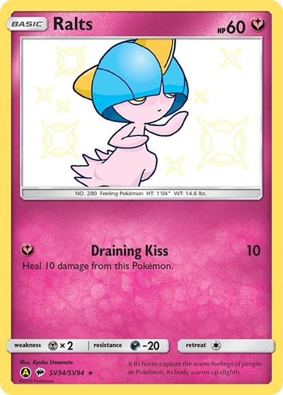 Ralts - (SV34/SV94) - Hidden Fates: Shiny Vault - (Shiny Holo Rare)