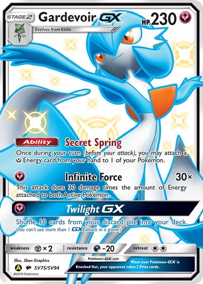 Gardevoir GX - (SV75/SV94) - Hidden Fates: Shiny Vault - (Shiny Holo Rare)