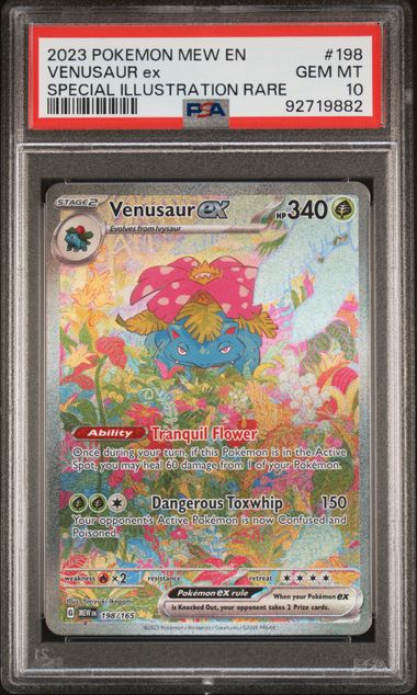 PSA 10 - Pokemon 151 - Venusaur ex