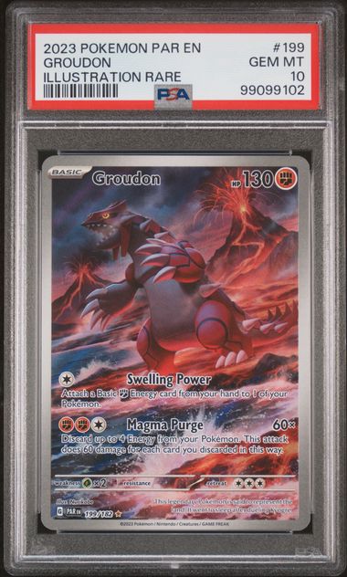 PSA 10 - Paradox Rift - Groudon