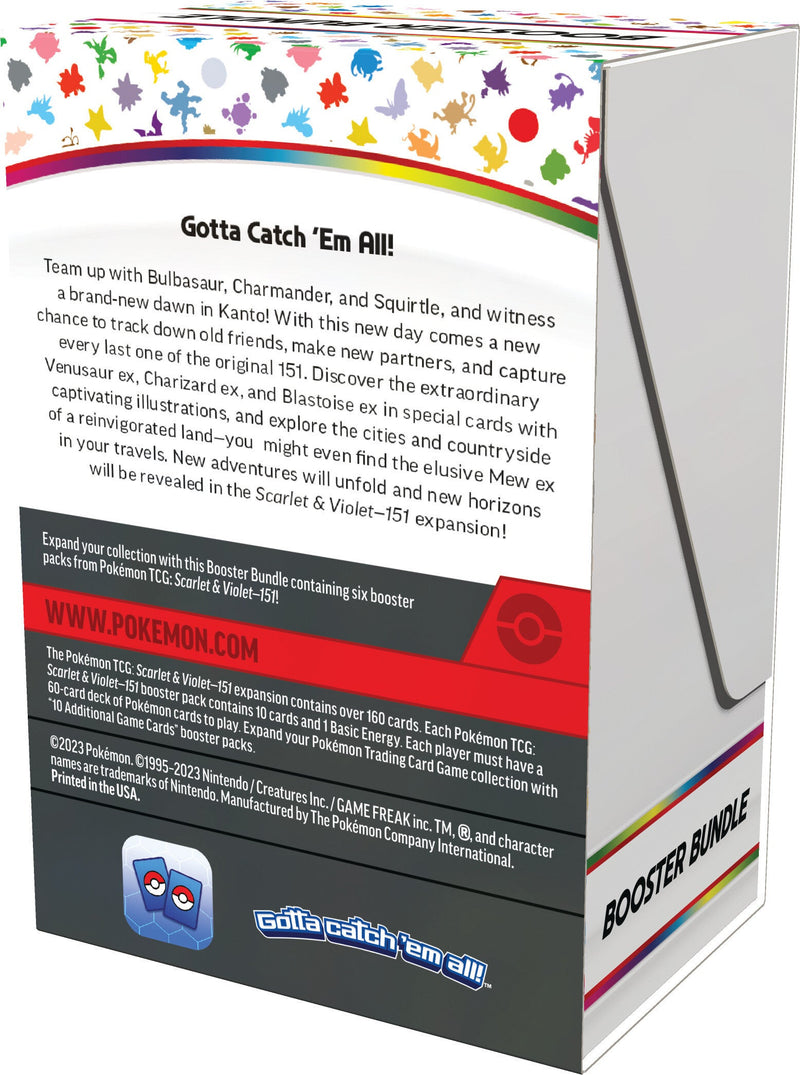 pokemon booster pack names Scarlet & Violet: 151