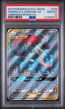 PSA 10 - Unbroken Bonds - Greninja & Zoroark GX