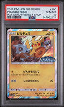 PSA 10 - P.M. Card Friendly Shop - Pikachu