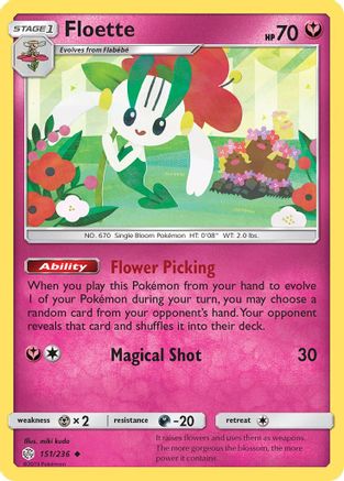 Floette (151/236) [Sun & Moon: Cosmic Eclipse]