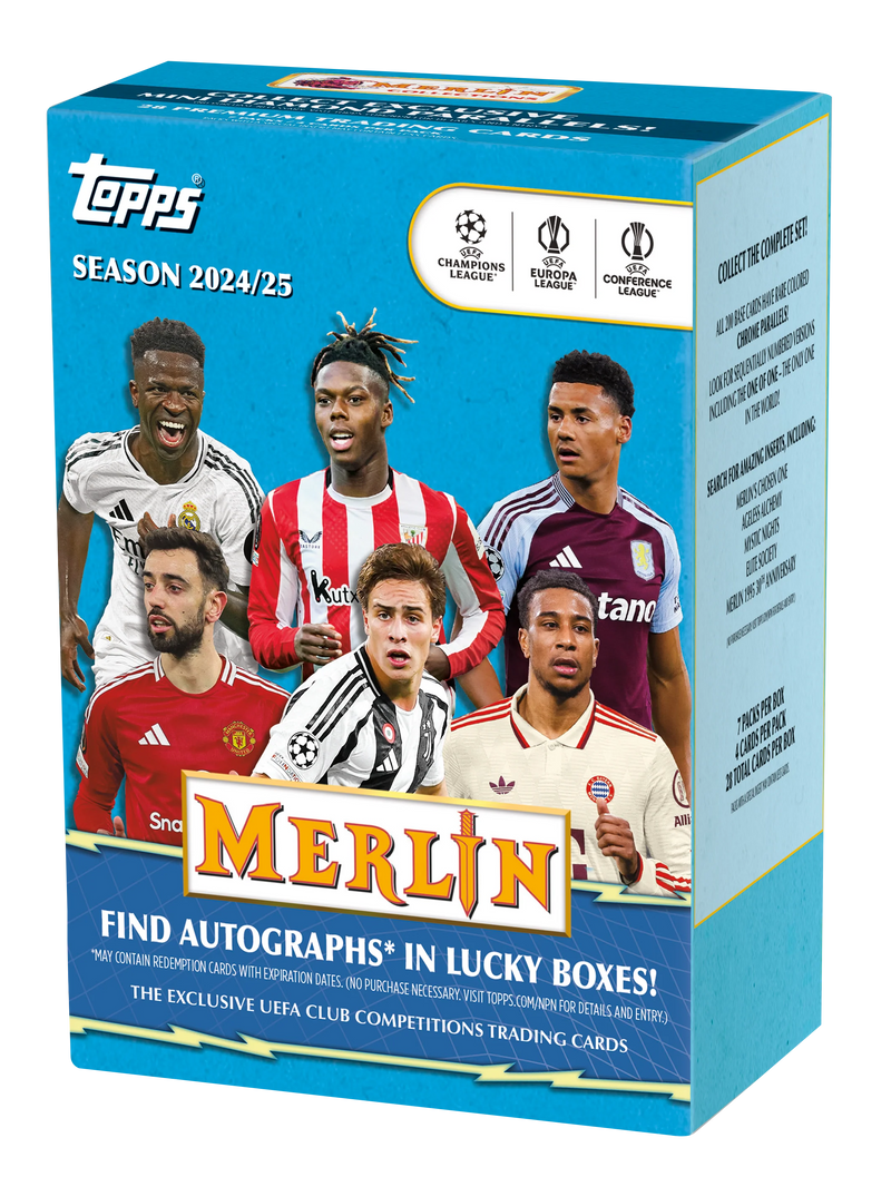 2024-25 Topps Merlin UCC Soccer Value Box