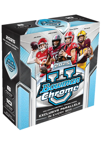 2025 Topps Bowman Chrome University Football Mega Box