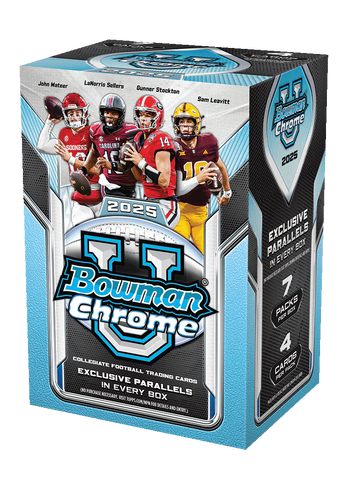 2025 Topps Bowman Chrome University Football Value Box