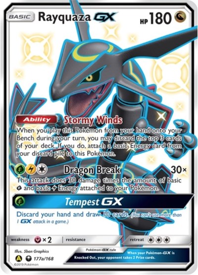 Rayquaza GX - (177a/168) - Alternate Art Promos - (Promo)