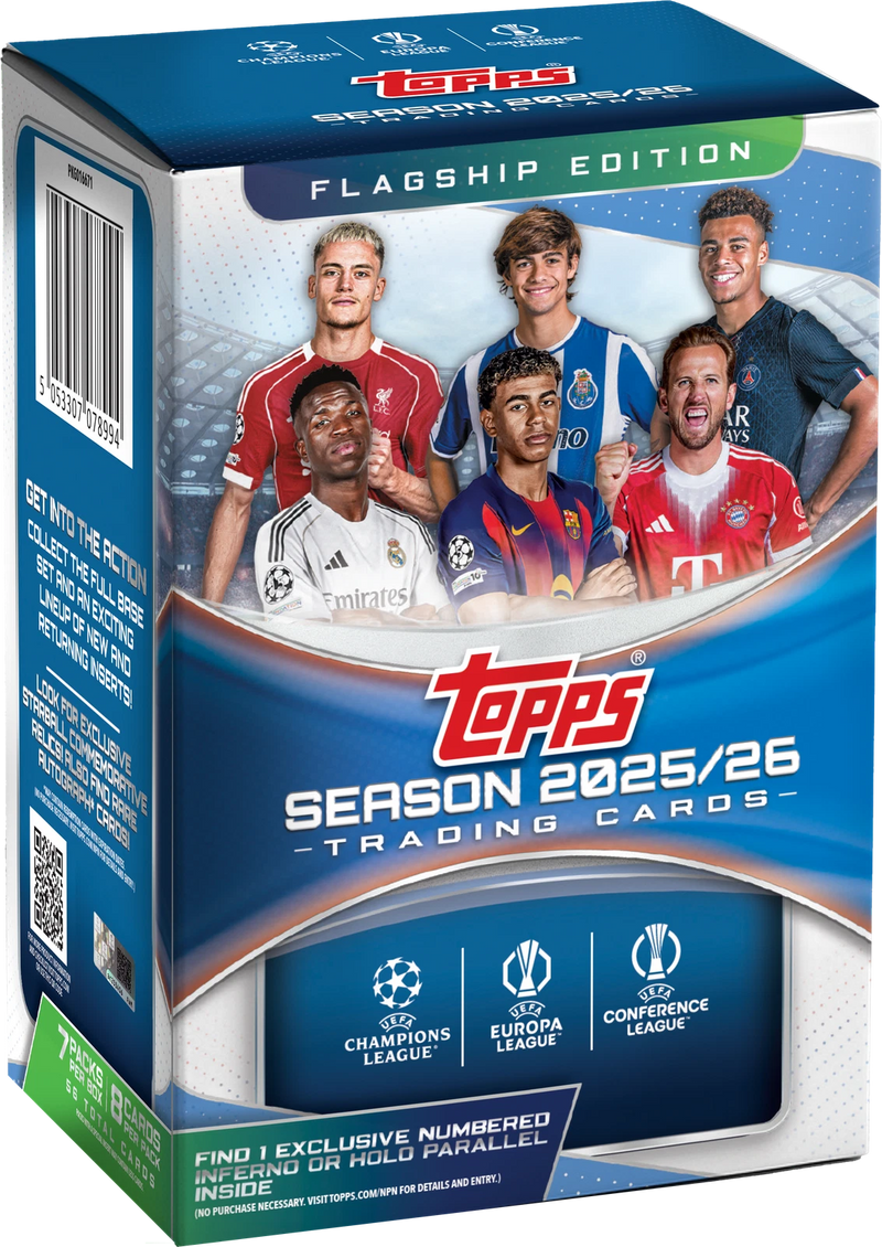 2026 Topps UEFA Competitions Soccer Value Box