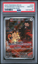 PSA 10 - Destined Rivals - Team Rocket's Meowth