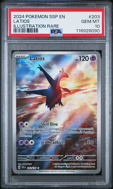PSA 10 - Surging Sparks - Latios
