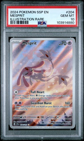 PSA 10 - Surging Sparks - Mesprit #204