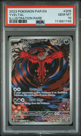 PSA 10 - Paradox Rift  - Yveltal #205