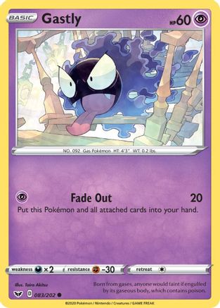 Gastly (083/202) [Sword & Shield: Base Set]