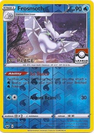 Frosmoth (064/202) (League Promo 3rd Place) [Sword & Shield: Base Set]