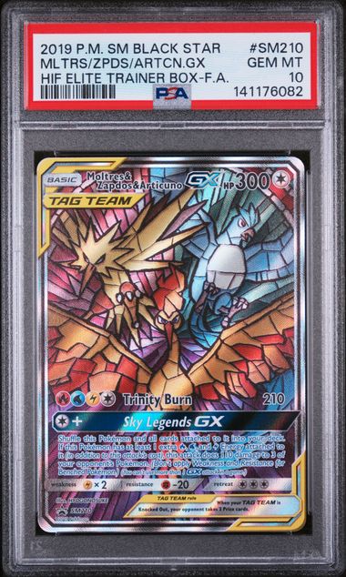 PSA 10 - Black Star Promo - Moltres & Zapdos & Articuno